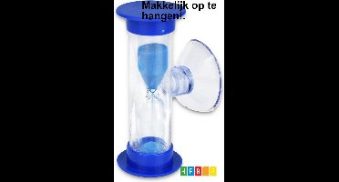 *** Badkamer/Tandenpoetsen-Zandloper - 2 Minuten - Blauw - Douche - van Heble® ***