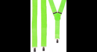 Bretels - Fluor groen 1 set