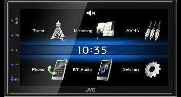 JVC KW-M25BT - 2 DIN Multimedia autoradio met bluetooth