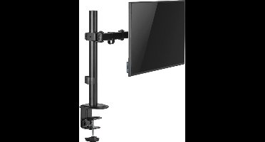 Ranqer Single Monitorbeugel - Monitorarm - 17 tot 32 inch schermen - VESA-montage - kantelbaar - zwart