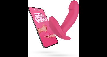 EasyConnect - EasyToys - Draagbare Vibrator Ivy via App - Sex Toys voor Vrouwen - Vibrators voor Vrouwen - Sex Toys voor Mannen - Sex Toys voor Mannen - Prostaat Vibrator voor Mannen - Vibrator - Vibrator voor Koppels - Buttplugs - Roze