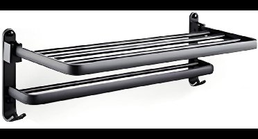 DailySupplies® Handdoekrek Badkamer - Handdoekhouder - Zwart