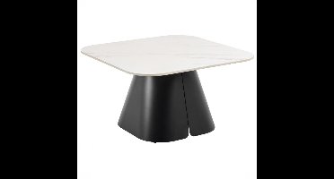 Giga Living Salontafel Valsta - Wit Keramiek - 80x80x45cm