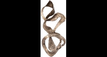 PTMD Wandpaneel Neven - 38x15x92 cm - Aluminium - Goud