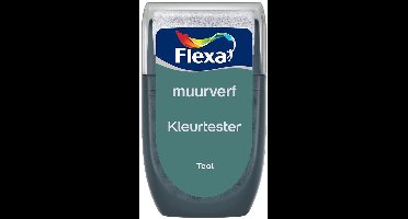 Flexa - Kleurtester Muurverf Teal 30 ML - Mengverf - 0.03L