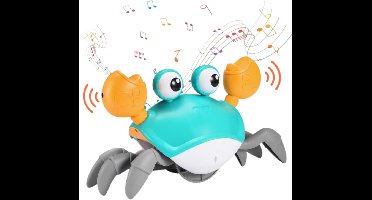 Velours Max® - Lopende & Dansende Krab - Baby - Toy - Peuter - Kind - Motoriek Speelgoed - Hond - Hondenspeelgoed - Hondenspeeltjes - Tummy Time - Fijne Motoriek - Speelgoed - Speelgoed 1 Jaar - Speelgoed 2 Jaar - Speelgoed 3 Jaar -Speelgoed 4 Jaar