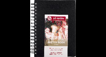 Schetsboek talens art creation 140x210mm zwart