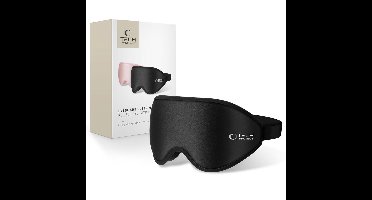 Tech-Protect - Slaapmasker - Meditatie - Reismasker - Memory Foam - Mat Zwart