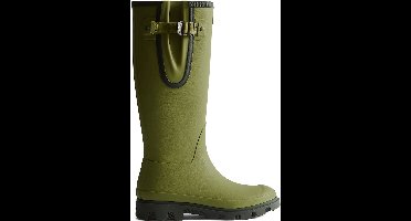 Hunter - Women's Downpour Adjustable Tall Wellington Boots Green Olive/Dark Olive - Maat 42