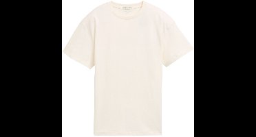 Tom Tailor - Oversized T-shirt met rugprint - Maat 152 - Wool White
