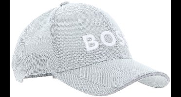 BOSS cap Cap Light / Pastel Grey Lichtgrijs