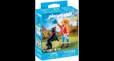 PLAYMOBIL My Life - Vrouw met berghond - Met MP3-speler - 71738