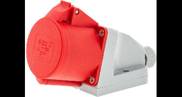 Wandcontactdoos - 5-Pen - 400V - 32A - CE keuring - Fluxon