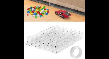 Furniture Blocker (8 stuks) - Transparante Toy Blockers met Zelfklevend Tape voor Meubels Bed Bank Dressoir Tafel Keukenkast - Vloerbeschermer voor Bed om Dieren Speelgoed te Blokkeren