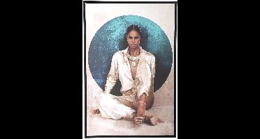 PTMD Wandpaneel Lilyann - 93x4x63 cm - Polyester - Naturel