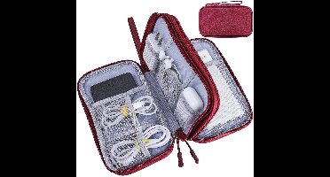 Ibenzoa® Kabelorganizer Reistas met Waterdichte Oxford Stof voor Elektronische Accessoires en Opladers