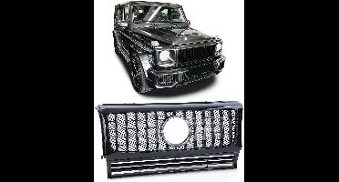 Zwarte Hoogglans Sportgrille Grille Geschikt voor Mercedes G Klasse W463 (1990–2018)