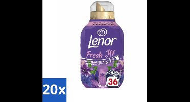 Lenor - Wasverzachter - Fresh Air Maneschijn - Ultra Geconcentreerd - 36 Wasbeurten - Bulkverpakking - 20 stuks