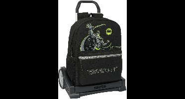 Schoolrugzak met Wielen Batman Game over Zwart 32 x 43 x 14 cm