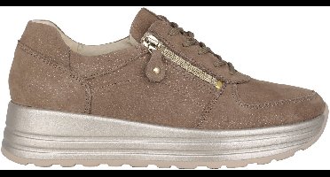 Waldläufer H-Lana - dames sneaker - Taupe - maat 38 (EU) 5 (UK)