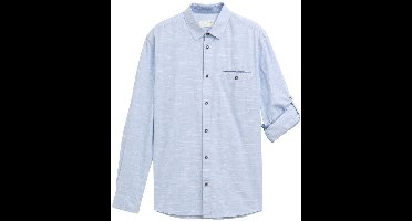 Tom Tailor Regular fit overhemd met omslagfunctie