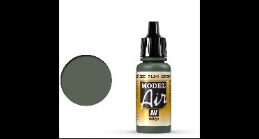 Vallejo Hobbyverf Acrylverf - 71341 Model Air Green Grey - Acryl Verf flesje - 17 ml