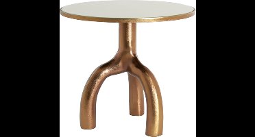 Light & Living - Bijzettafel MELLO - Ø50.5x45.5cm - Bruin