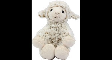 Pia Toys Knuffeldier Schaap/lammetje - zachte pluche stof - premium kwaliteit knuffels - wit - 19 cm - Schapen - zittend