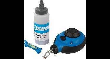 Silverline Slaglijnmolen Set - ABS - 30 meter - 3 delig