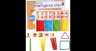 Montessori Speelgoed - Educatief speelgoed - Reken Speelgoed - Rekenspeelgoed - Leren Tellen - Rekenpuzzel - Reken Puzzel