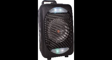 N-GEAR The Flash 610 - Bluetooth Speaker - Karaoke Set - Partybox met 1 Microfoon - Zwart