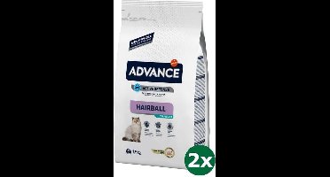 Advance cat sterilized hairball kattenvoer 2x 1,5 kg