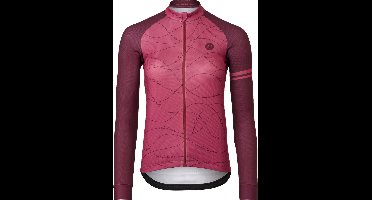 AGU Velo Wave Fietsshirt Lange Mouwen Essential Dames - Rusty Pink - XXL