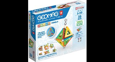 Geomag Super Color Recycled - Magnetisch Constructiespeelgoed met Panelen - 35-delig - Vanaf 5 jaar