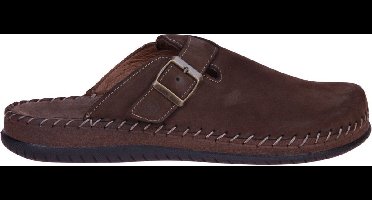 Rohde Bruin Nubuck Pantoffel