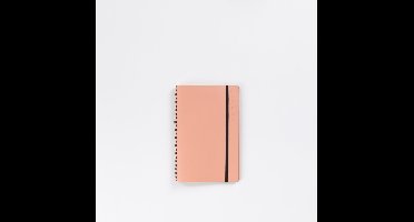 Vacavaliente - Notitieboek A5 - Gerecycled Leer - Roze