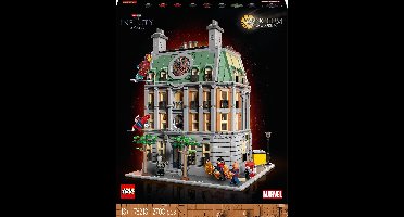 LEGO Marvel Sanctum Sanctorum Collectible met Iron Man en Doctor Strange Minifiguren - 76218