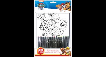 Paw Patrol kleurboek met nummers