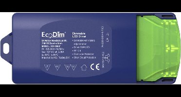EcoDim LED Driver/Trafo 12V DC Dimbaar 0-25W