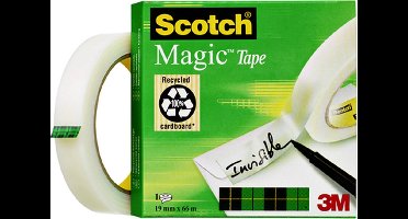 Plakband Scotch Magic 810 19mmx66m onzichtbaar mat | 12 stuks