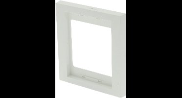 BERKER K1 AFDEKRAAM INBOUW ENKELVOUDIG POLARWIT