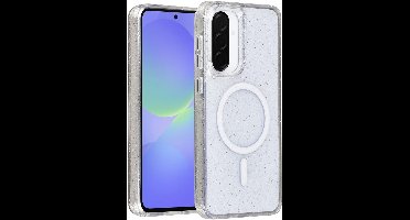 TUNIQ telefoonhoesje voor Samsung Galaxy A36 - MagSafe met glitter - Transparant