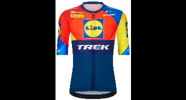 Santini Replica Lidl-trek 2025 Korte Mouw Wielertrui Veelkleurig XS Man