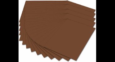 Fotokarton Folia chocolade - bruin A4 300gr pak 50 vel