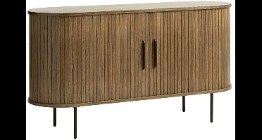 Dressoir Nola eikenhout 140 cm - Bruin