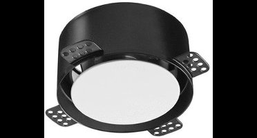 NoShow ventilatieventiel - instucbaar - diameter 12.5cm - toe- en afvoer - zwart