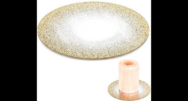 Vilde - Decoratieve Compositie Stand - Lustrale Spiegel - Glitterafwerking - 15cm