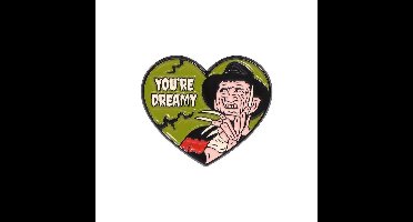 Metalen Pin – Horror Heart “You’re Dreamy” | Voor Fans van Creepy & Cute