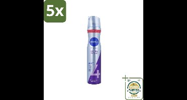 5 x NIVEA – Haarspray – Extra Strong – 250 ml - Grootverpakking - Haarspray - Haarspray Extra Strong - Haarspray 24 Uur - Haarspray Voor Haar - Haarspray Voor Gezond Haar
