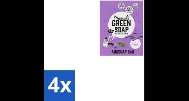 Marcel's Green Soap - Handzeep Bar - Lavendel & Rozemarijn - Zachte verzorging - 90 gr - Voordeelverpakking - 4 stuks